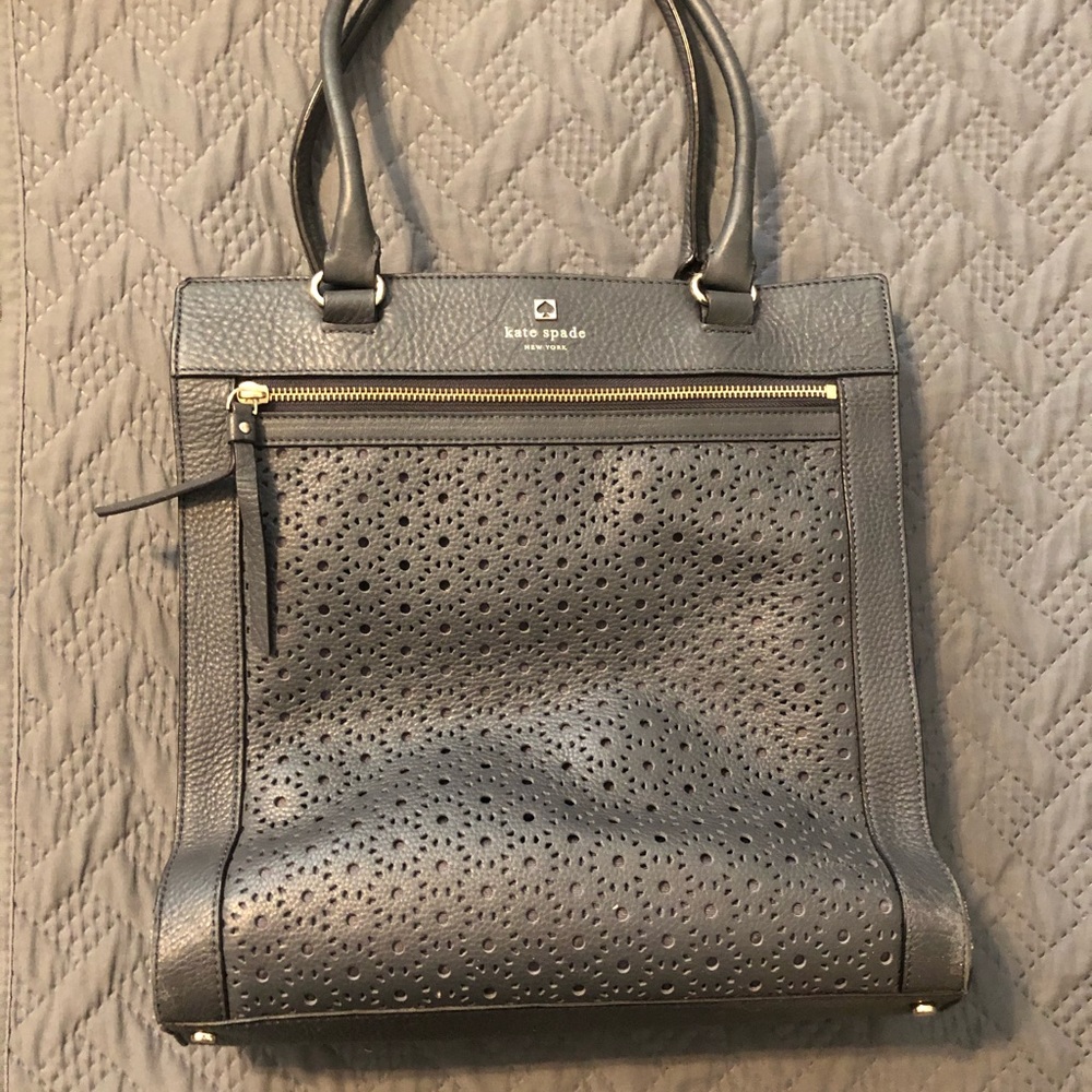 Kate Spade Perforated Purse Blue